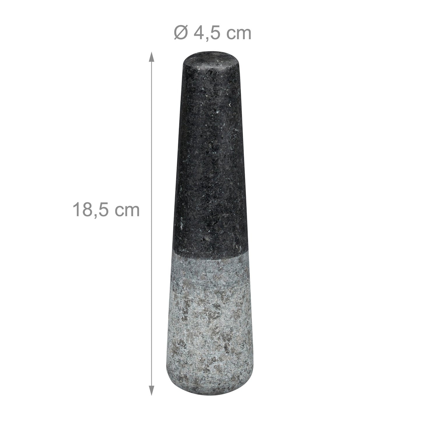Mortar granite with impact