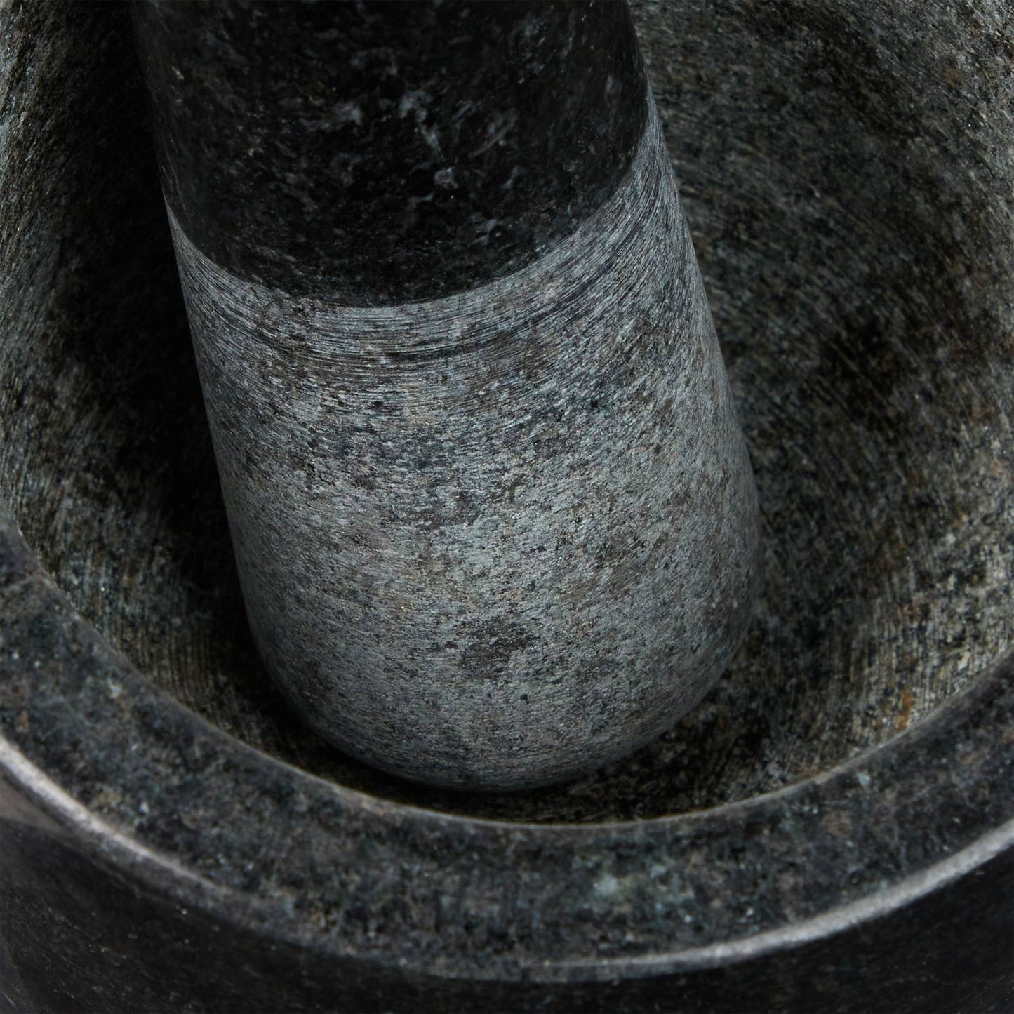 Mortar granite with impact