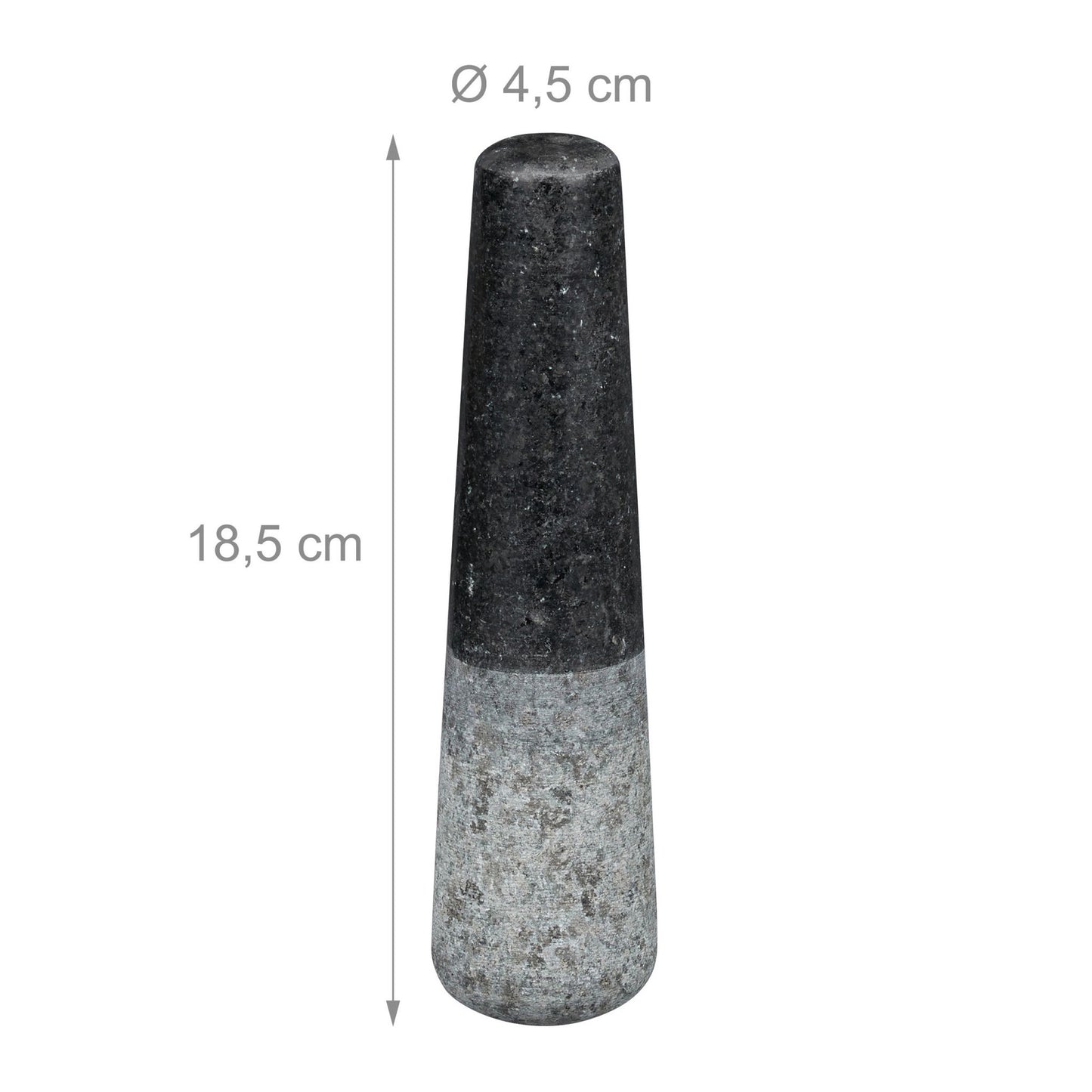 Mortar granite with impact