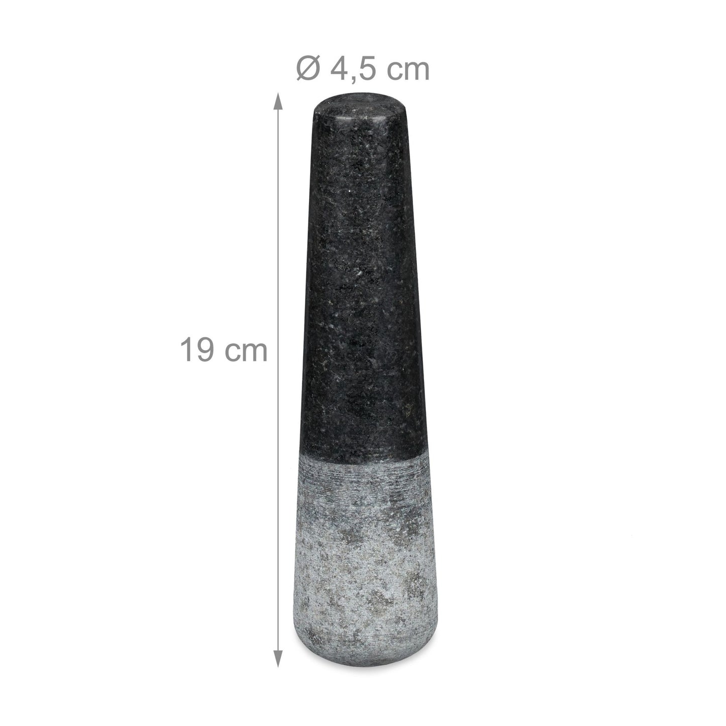 Mortar granite with impact
