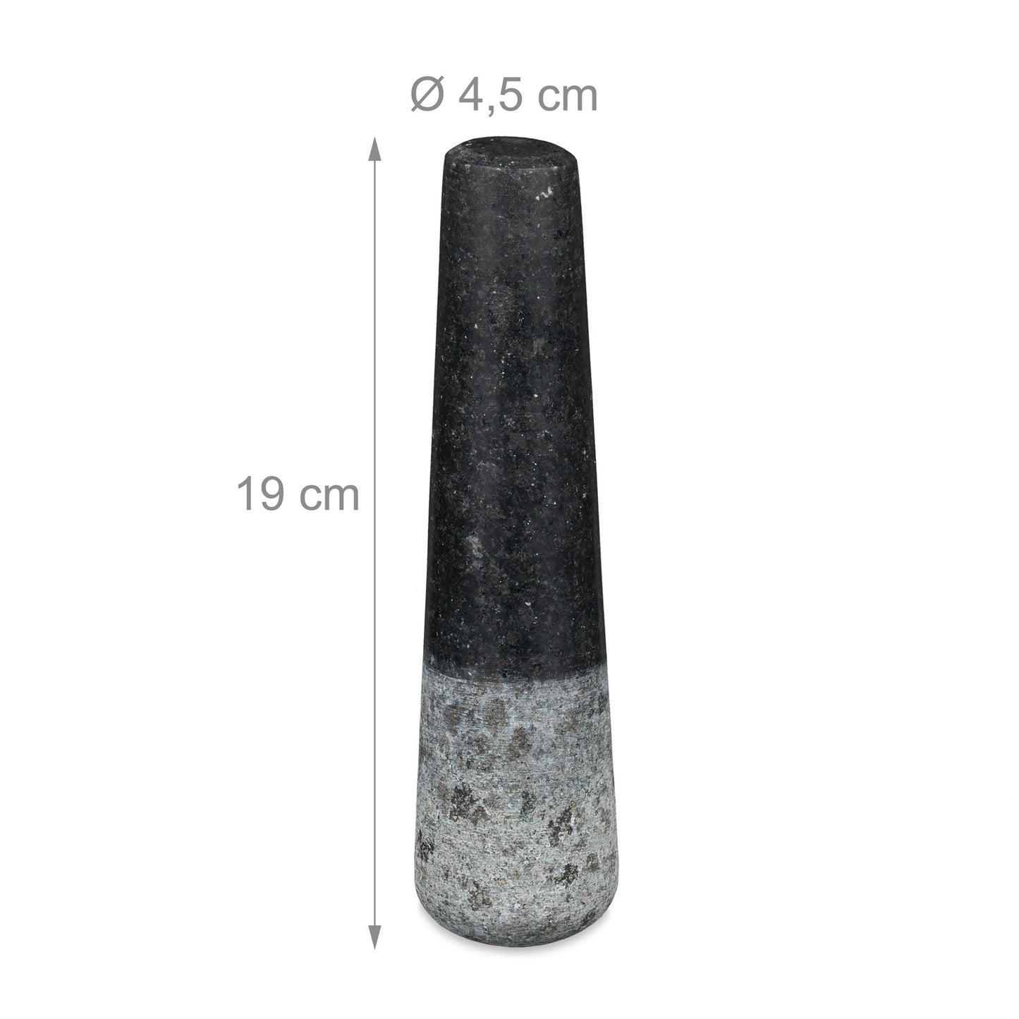 Mortar granite with impact