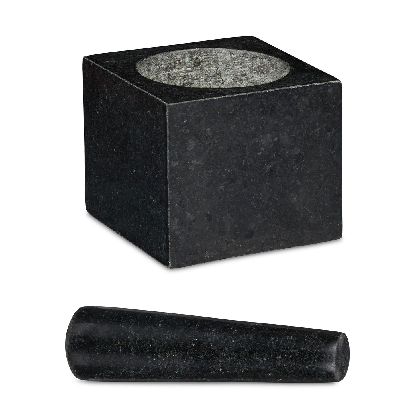 Mortar granite with impact