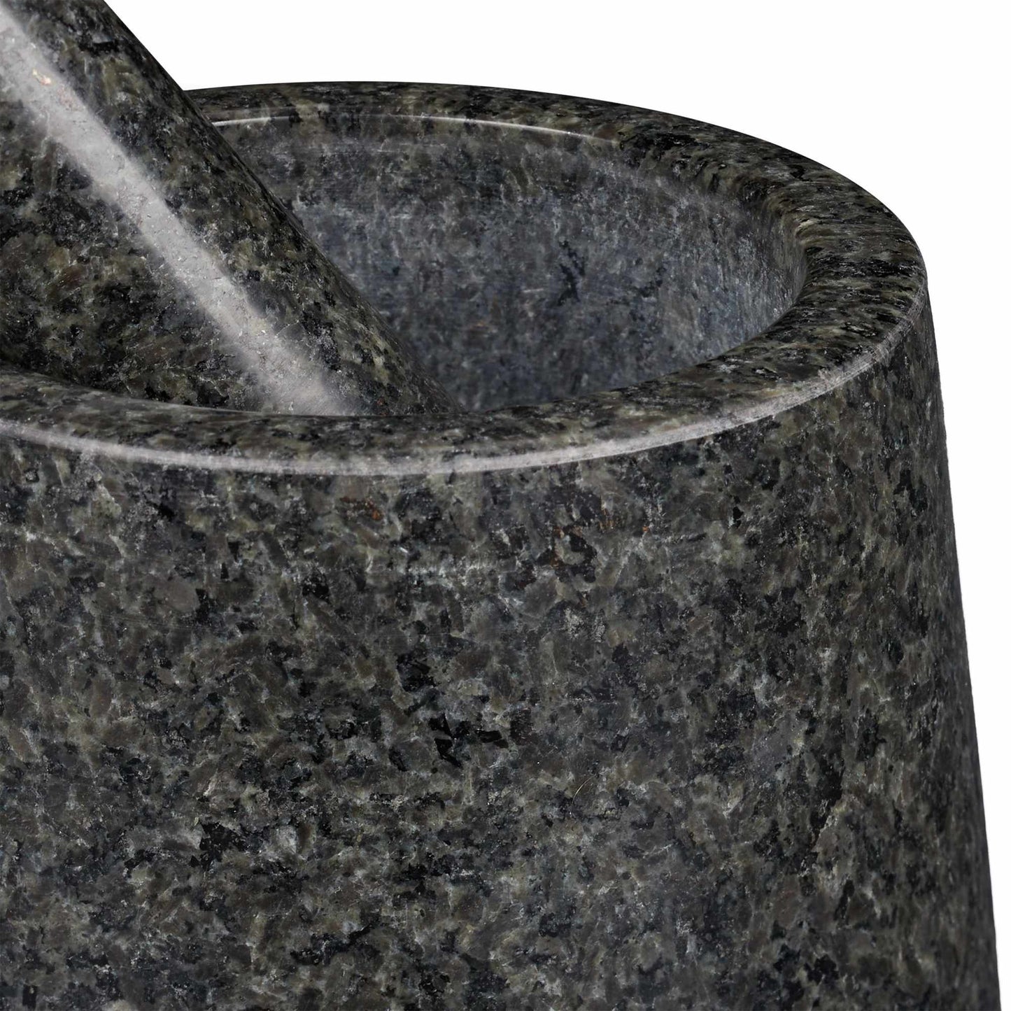 Mortar granite with impact