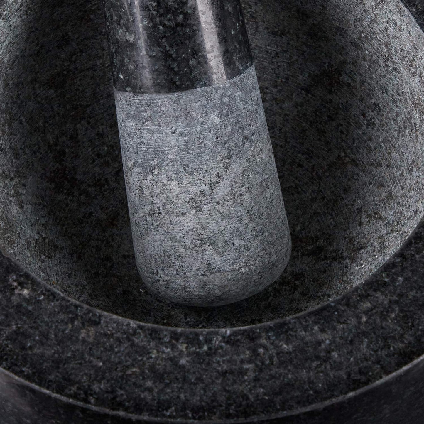 Mortar granite with impact