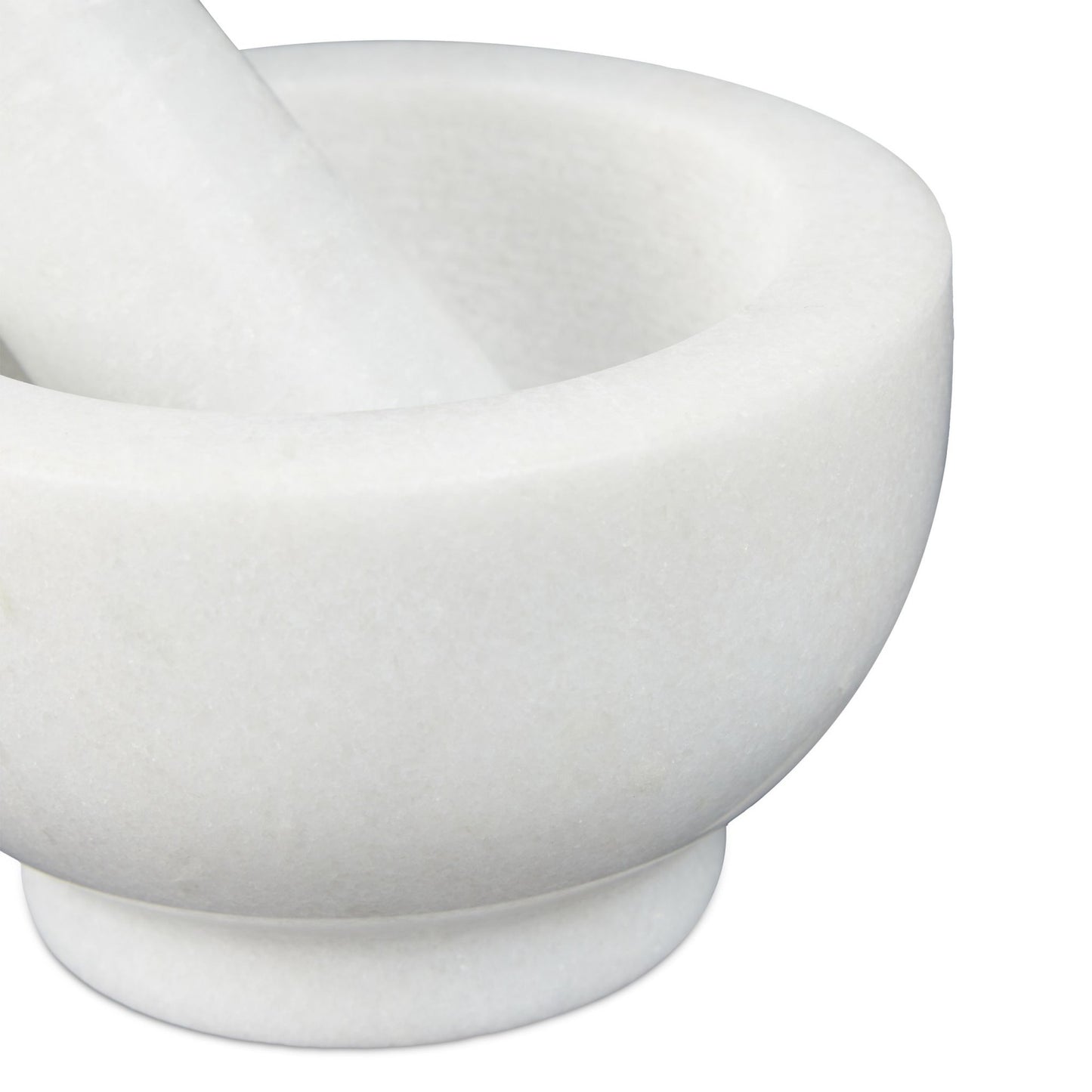 Mortar marble with impact