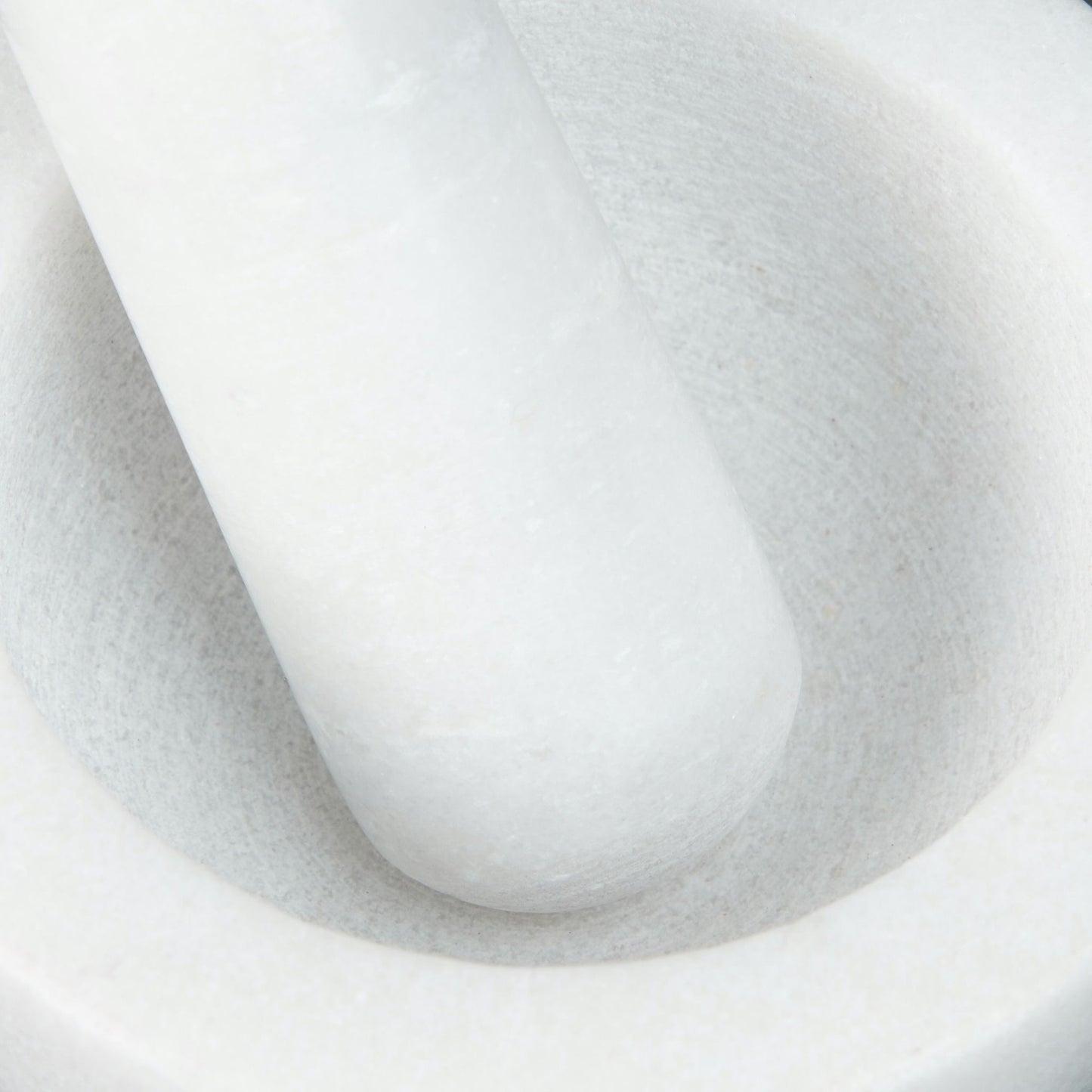 Mortar marble with impact