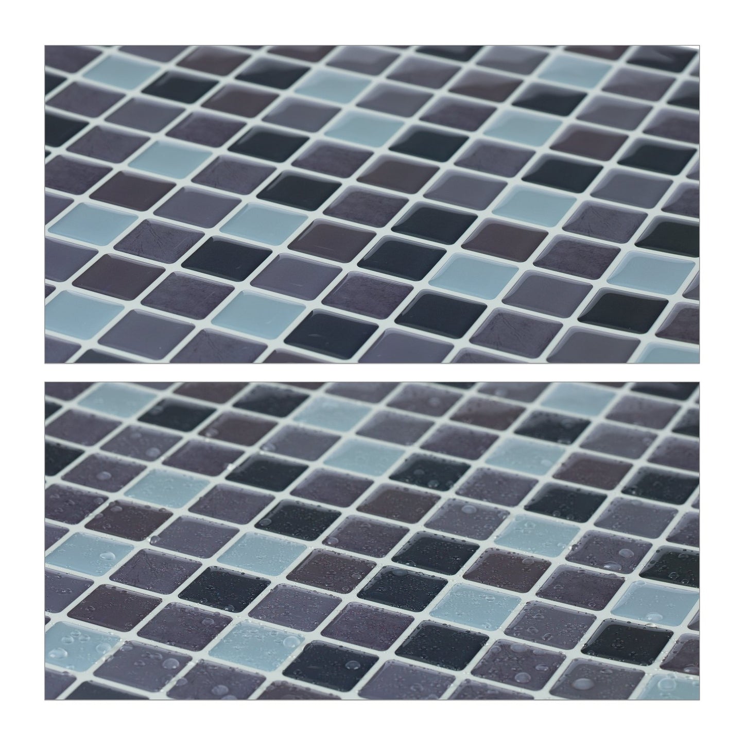 Mosaic tiles - stickers - set of 10