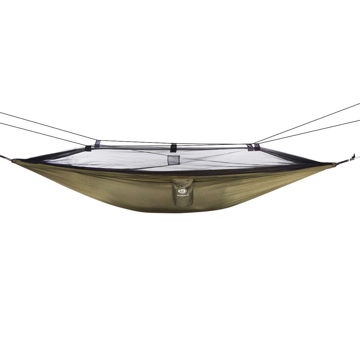 Mosquito Hammock with Net, Green, Lightweight Camping