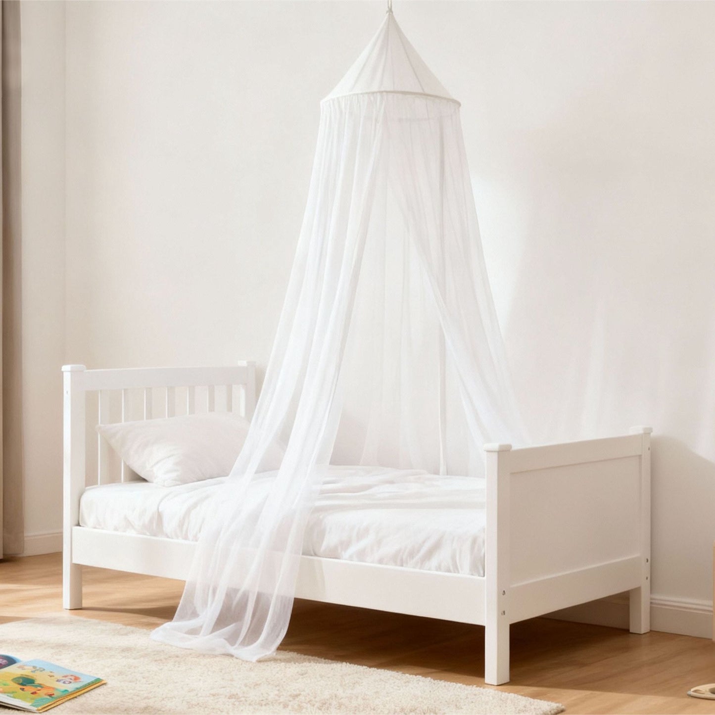Mosquito Net 250cm – Fits Single & Double Beds