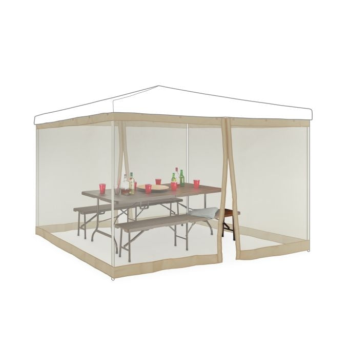 Mosquito Net for 3x3m Pavilion Beige