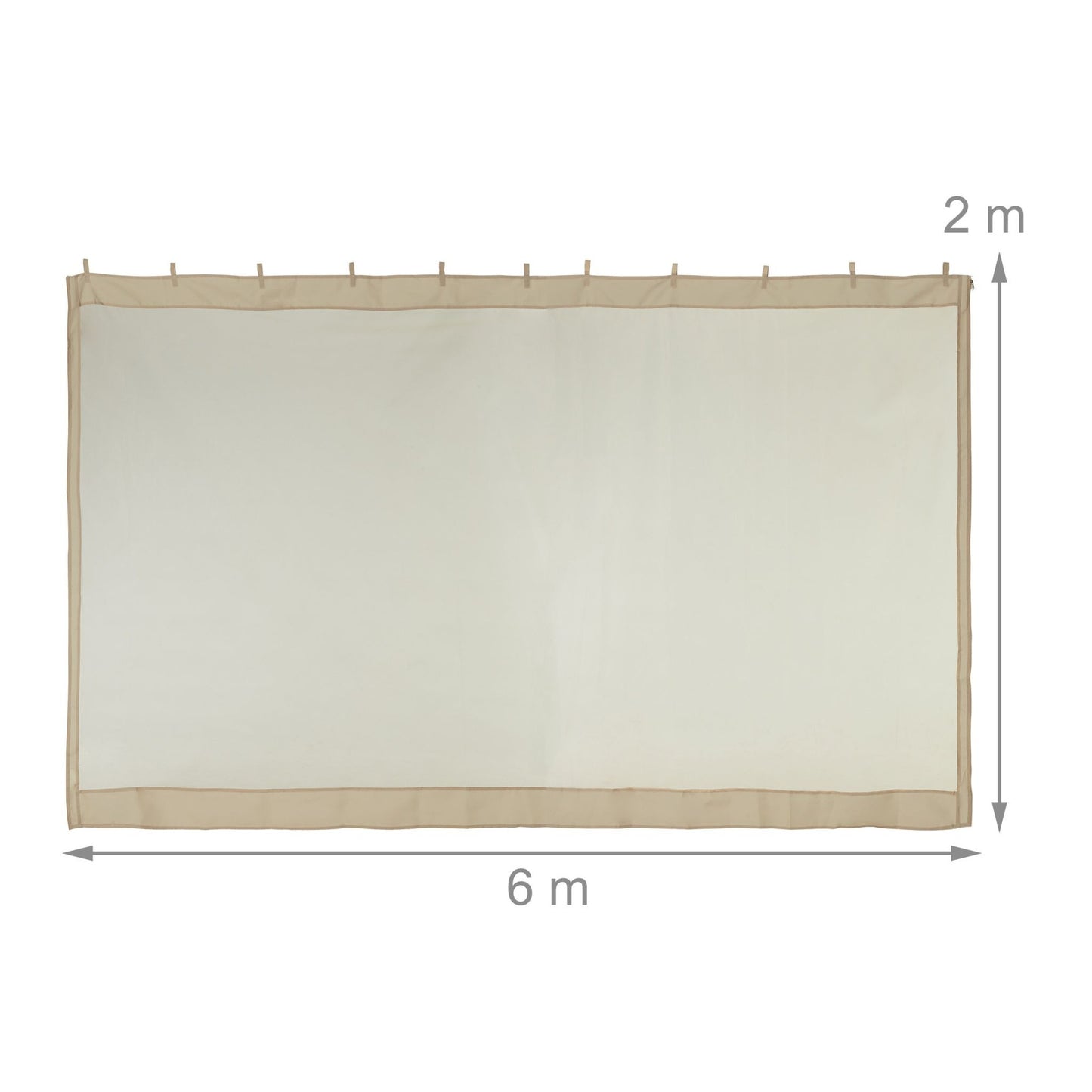 Mosquito Net for 3x3m Pavilion Beige