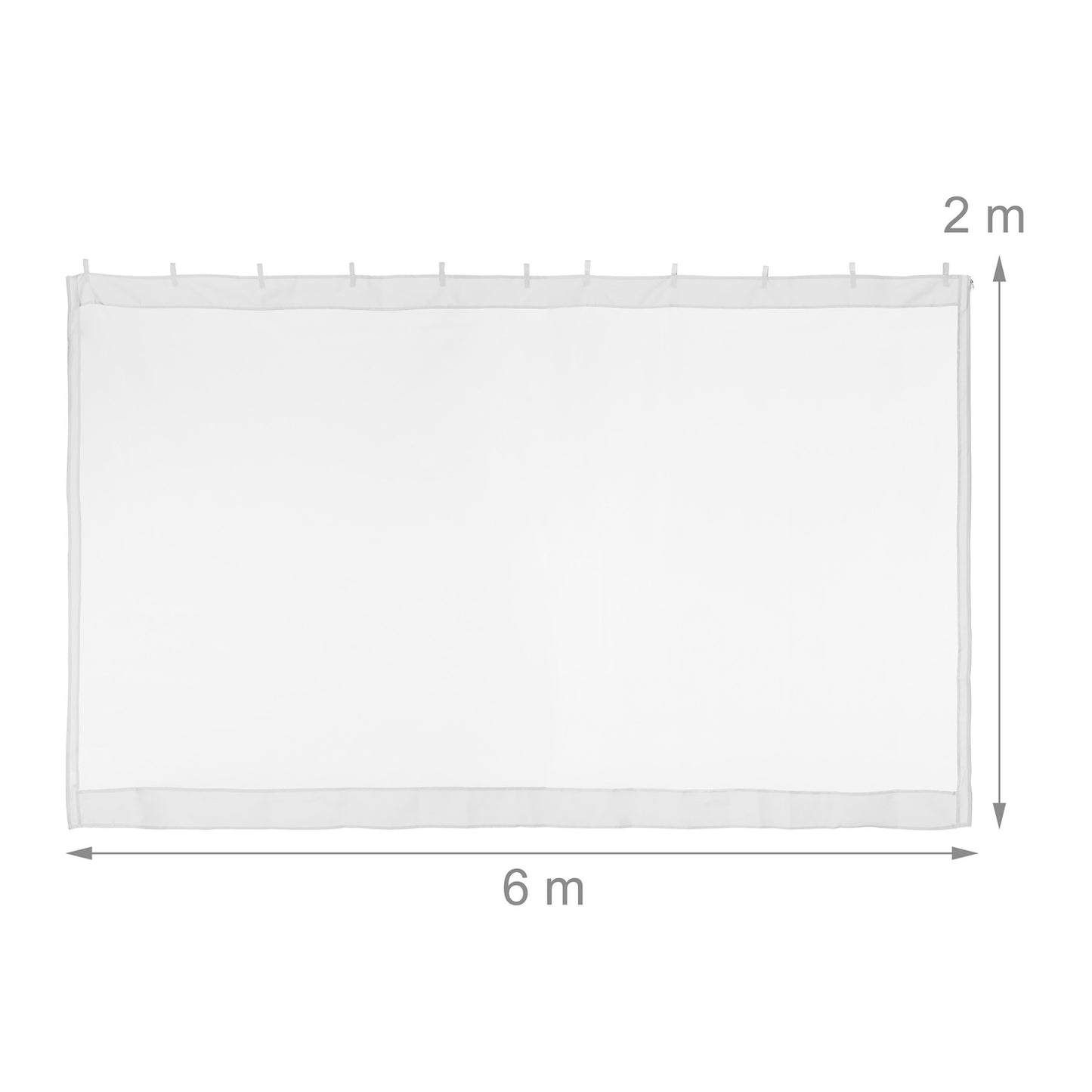Mosquito Net for 3x3m Pavilion White