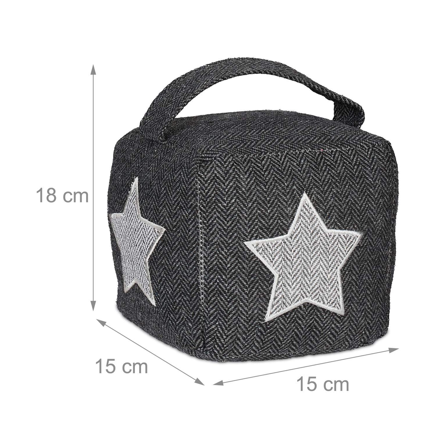 Motif of door stop star