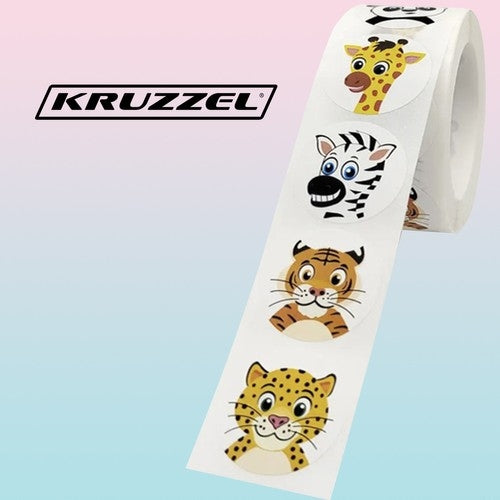 Motivational stickers - roll of 500 pcs. Kruzzel 22947