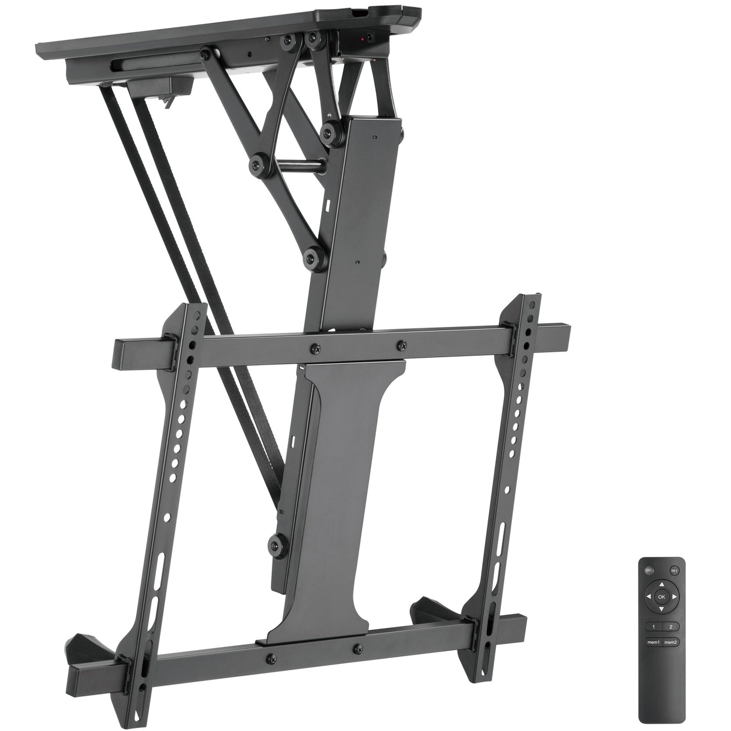 Motorized flip-down ceiling mount TV 32-70" Tuya