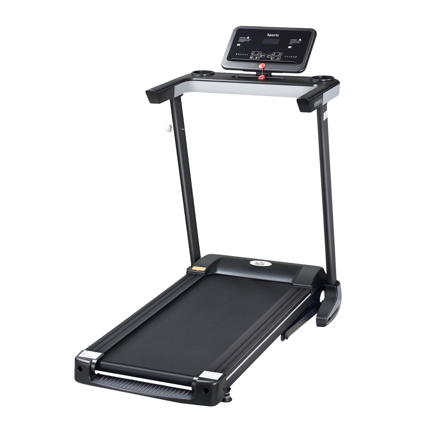 Motorized folding treadmill, 12 programs, 100 kg capacity