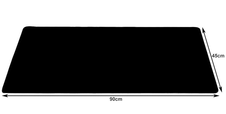 Mouse and keyboard pad - black P18625