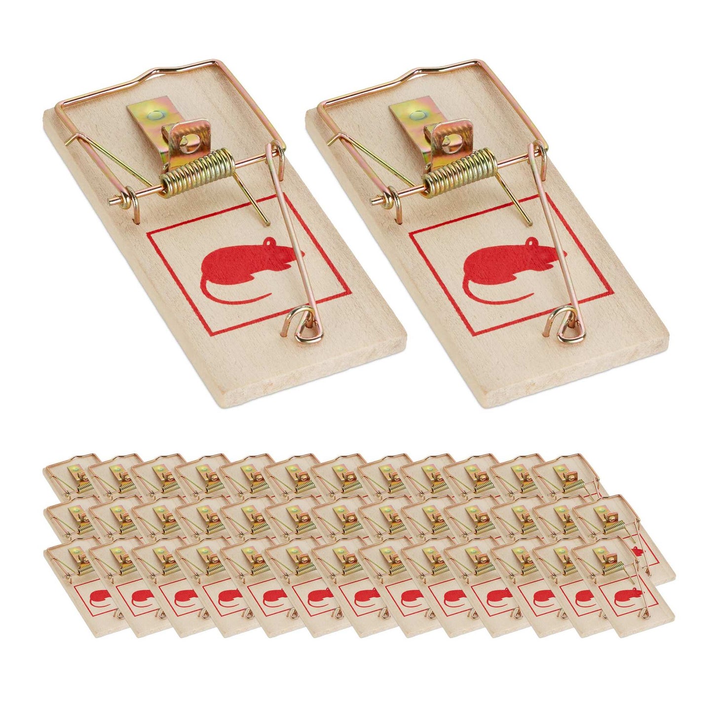 Mousetrap Wood Set of 40