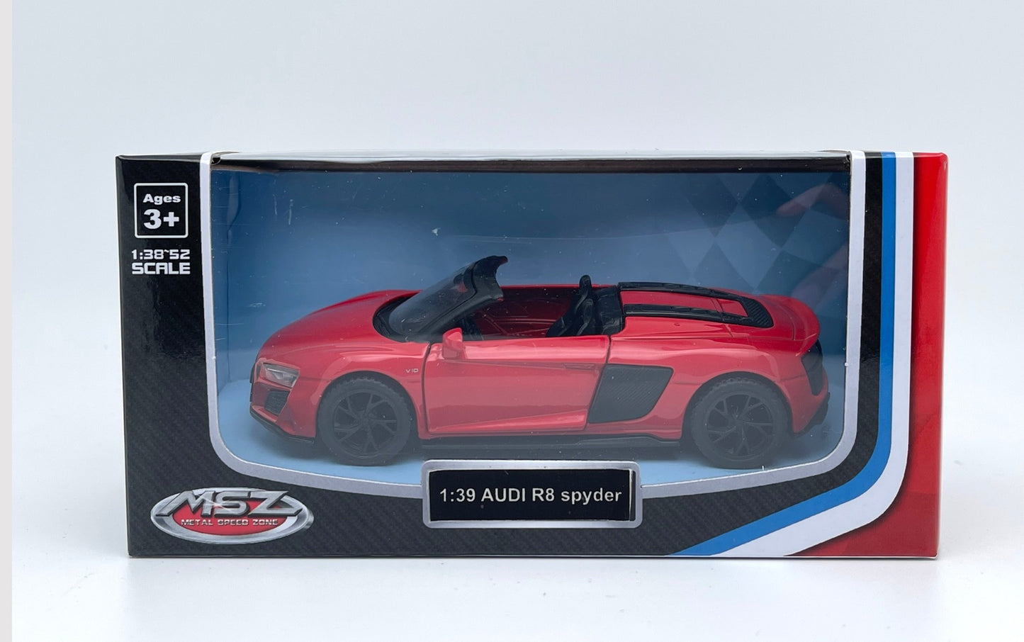 Msz Die-Cast Model Audi R8 Spyder, Scale 1:39