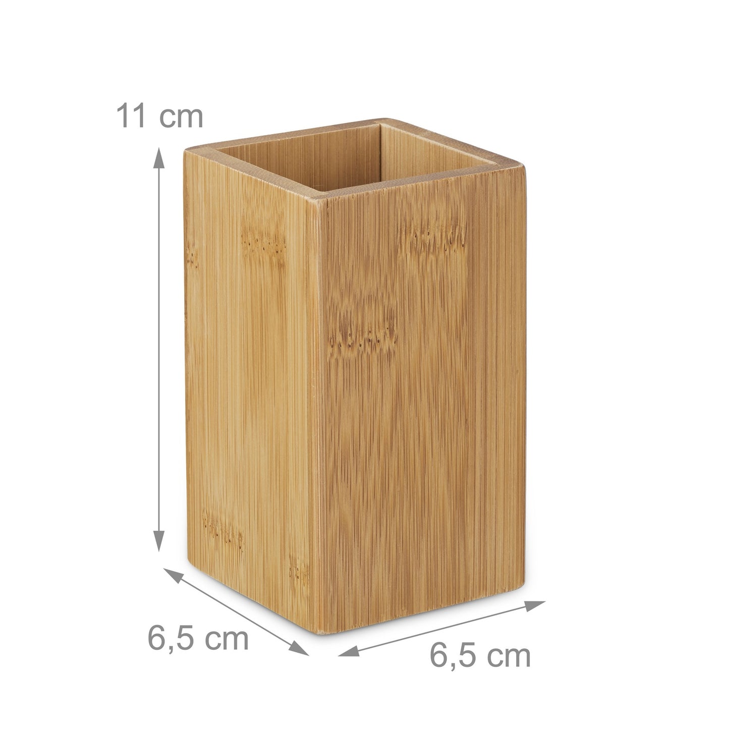 Mug for toothbrush in bamboo