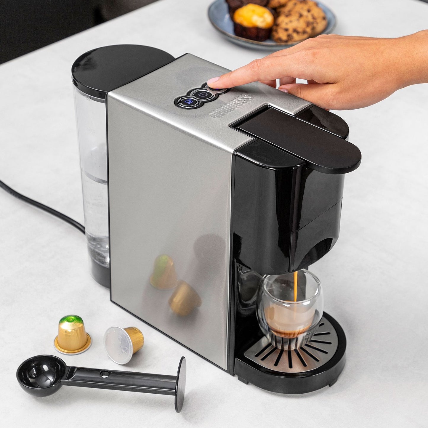 Multi Capsule machine stainless steel 4-in-1