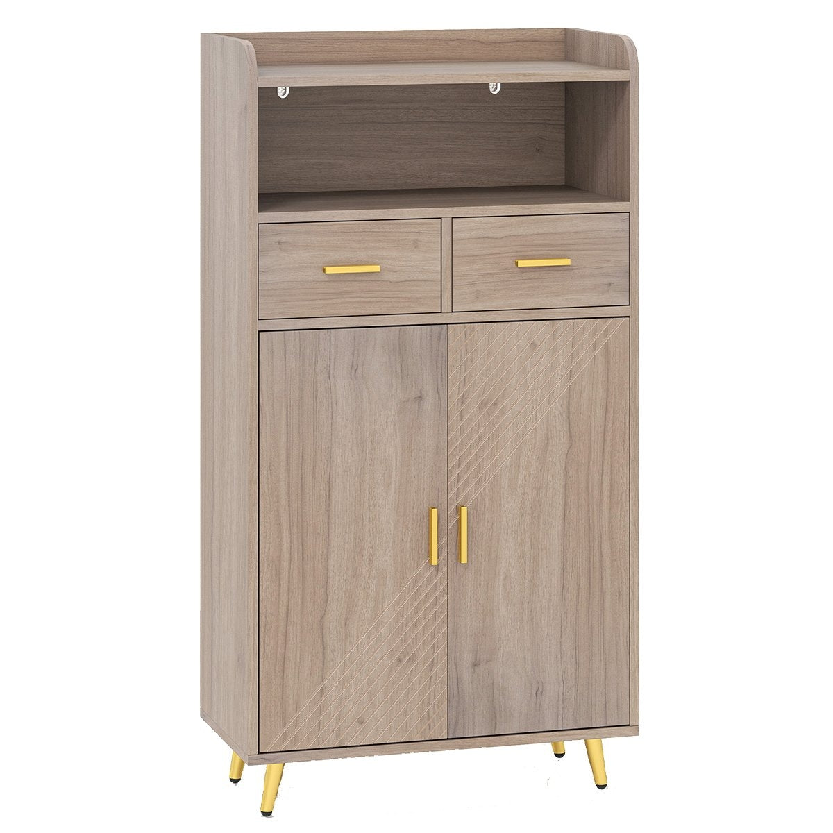 Multi-Purpose Cabinet with Adjustable Shelf and Drawers