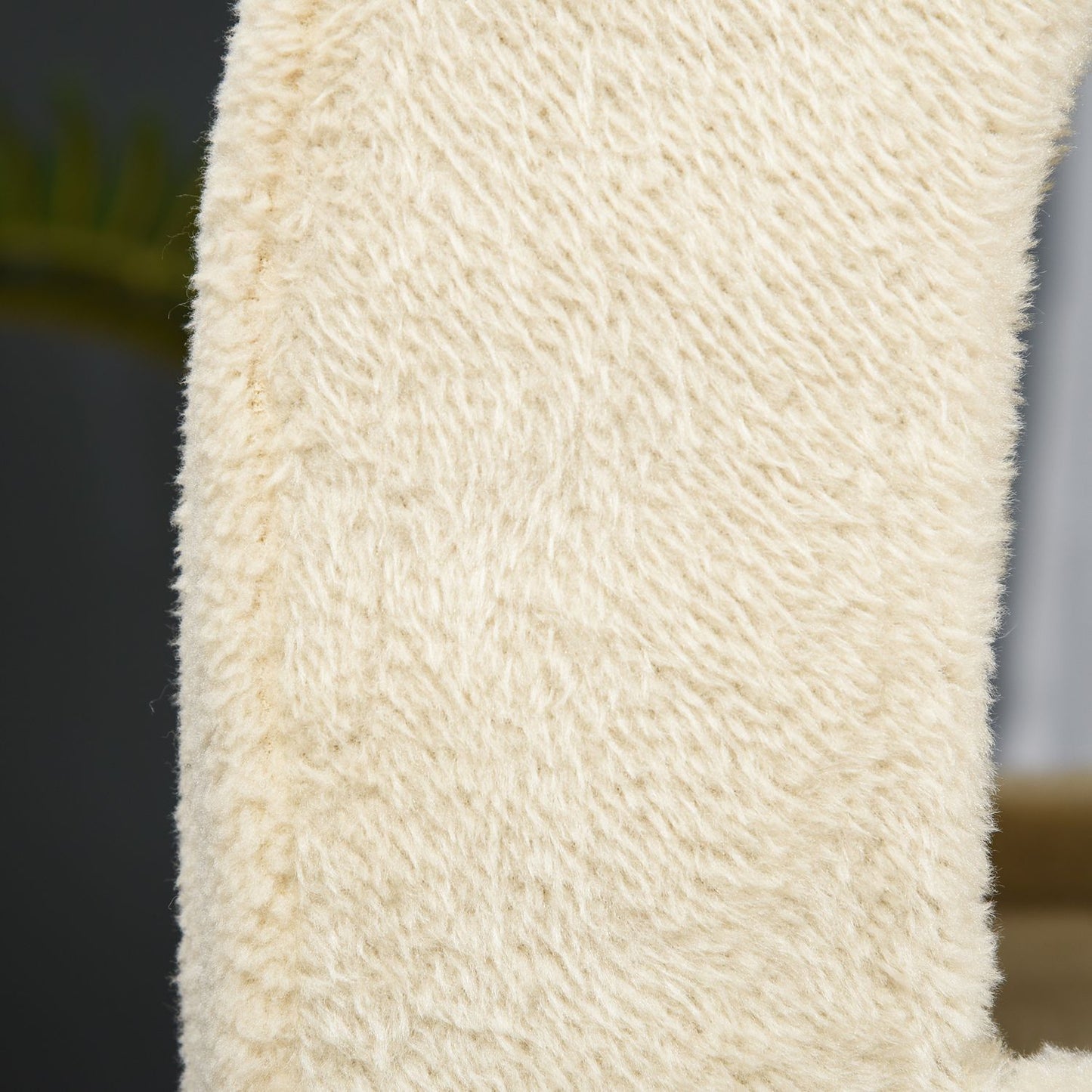 Cat cave with scratching board and play balls - coffee