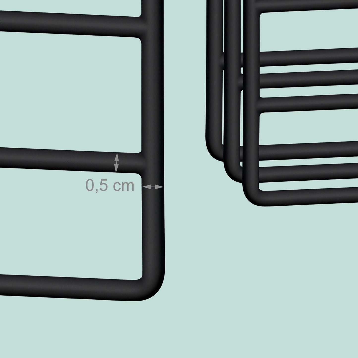 Multi Trouser Hangers, Non-Slip, Space-Saving, 5-Tier