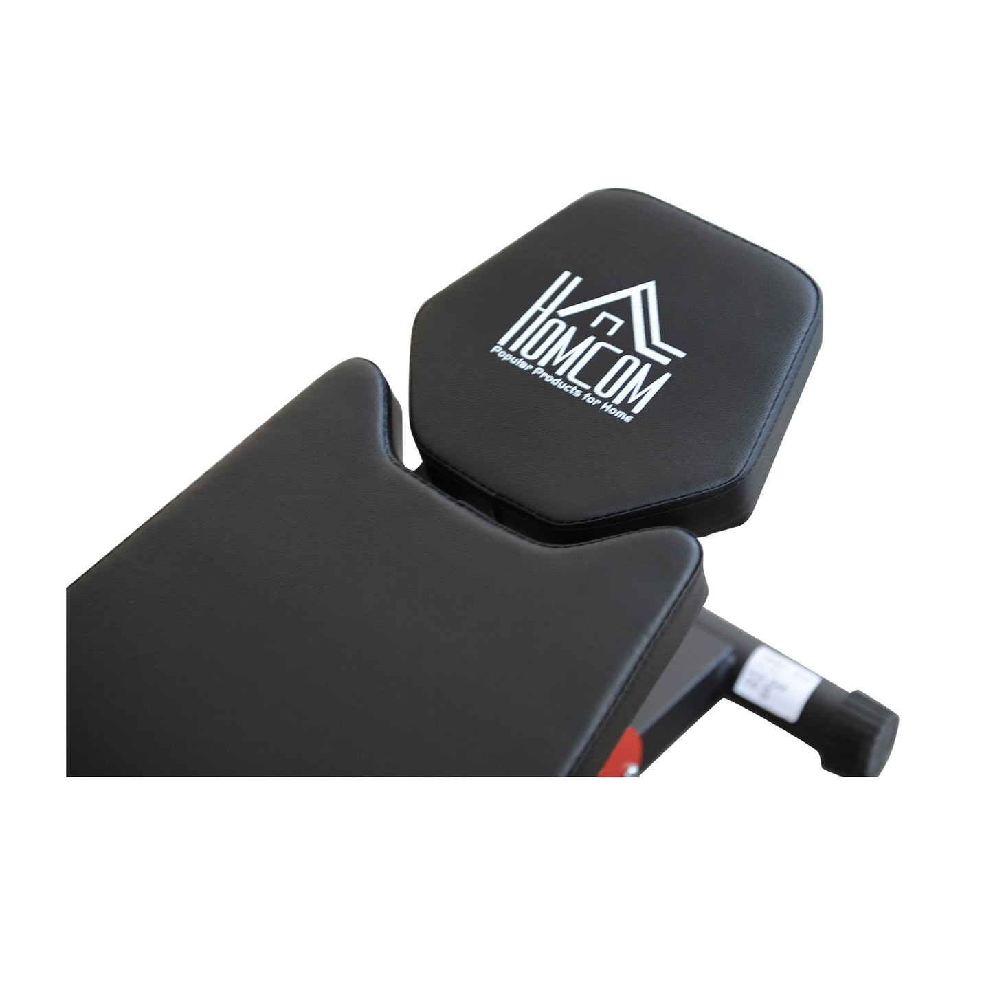 Adjustable multi-weight exercise bench, black, incline and abs trainer