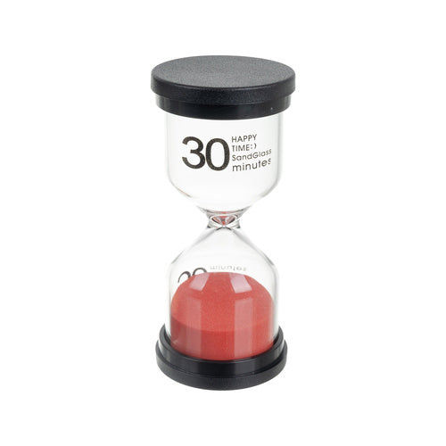 Multicolor Hourglass Set, 6 Pieces, 1-30 Min Timers