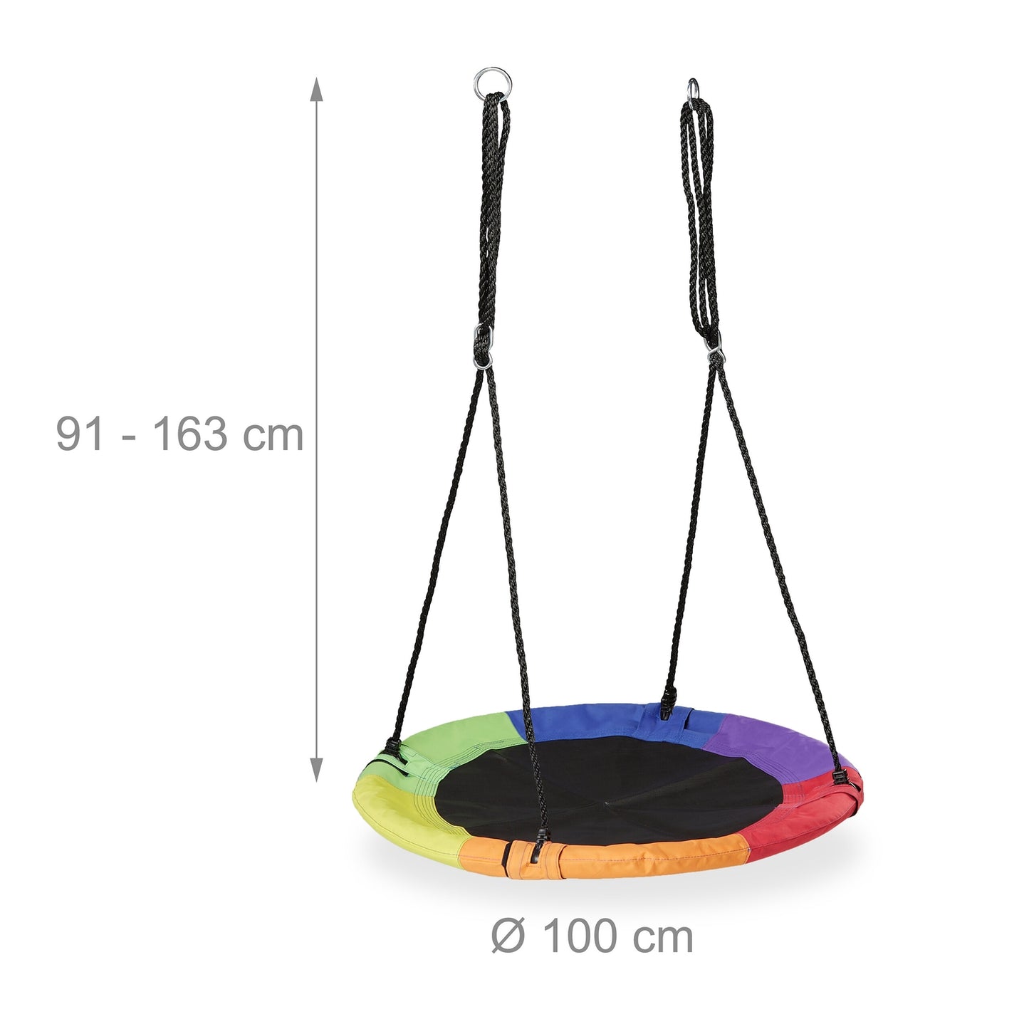 Multicolored Nest Swing for Kids & Adults, 100 cm