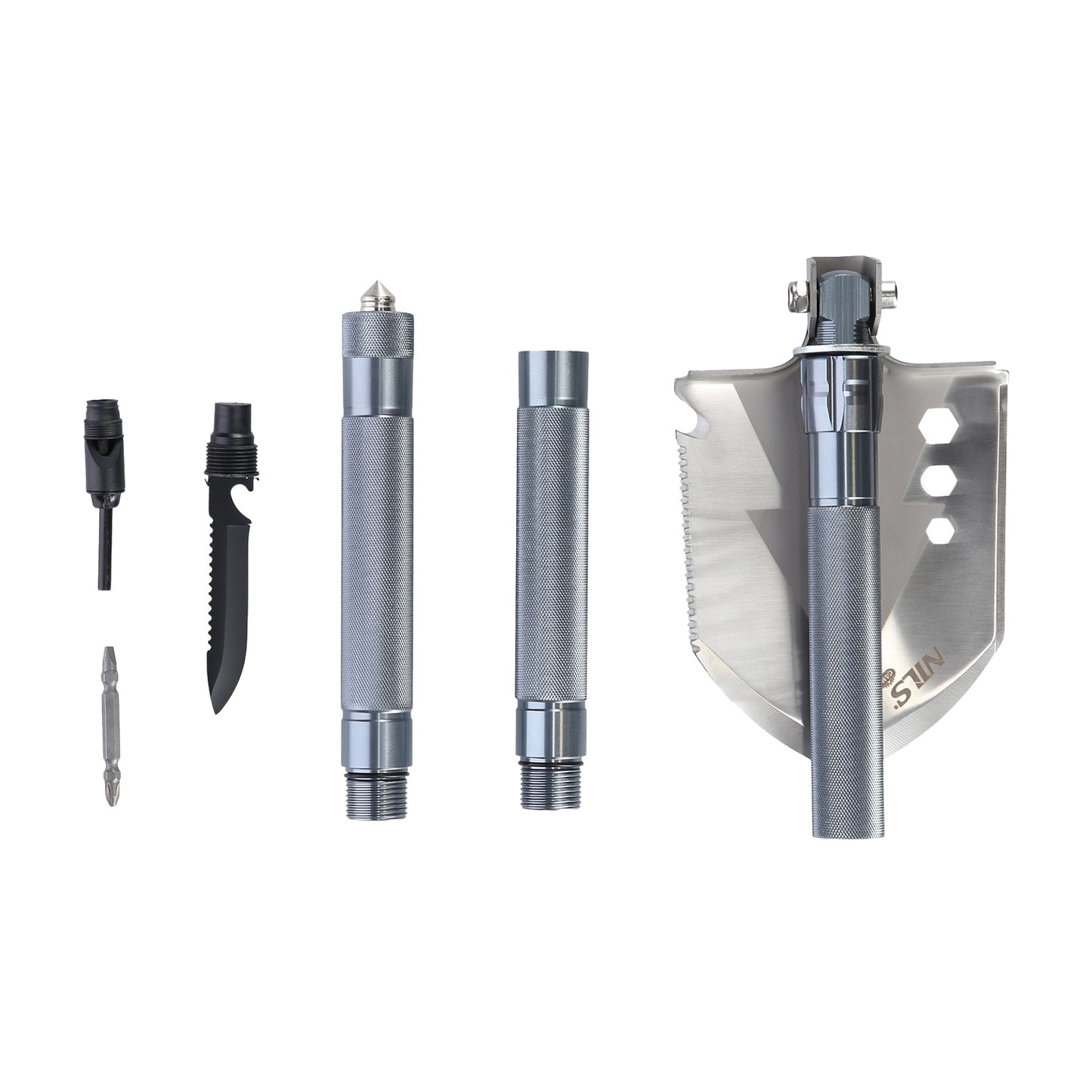 Multifunctional Camping Shovel with Carrying Case
