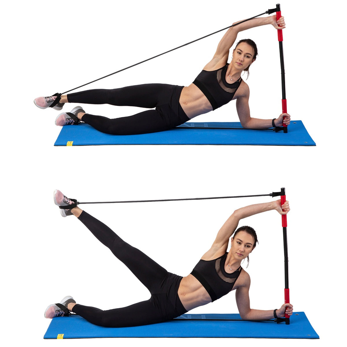 Multifunctional Pilates Bar with Resistance Bands