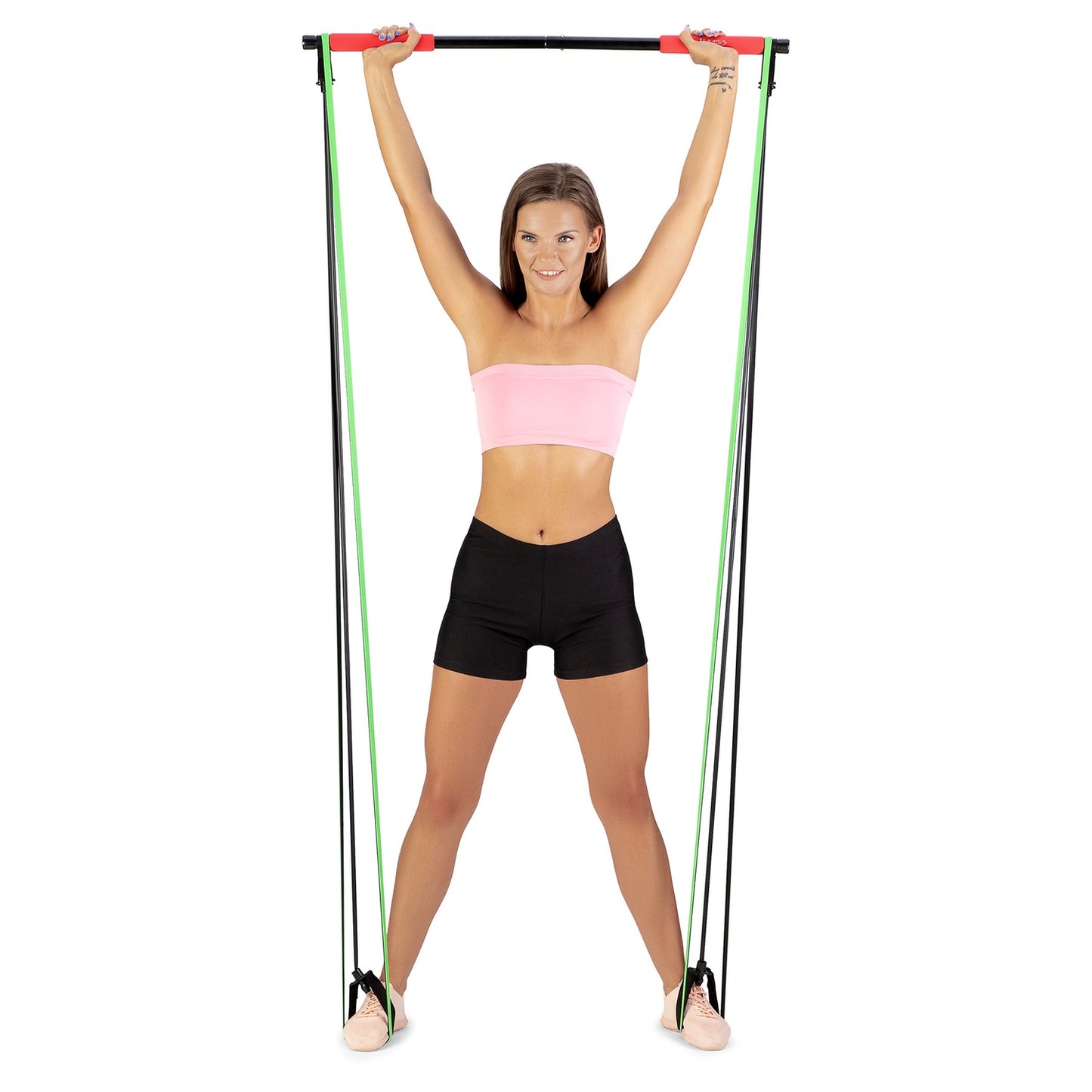 Multifunctional Pilates Bar with Resistance Bands