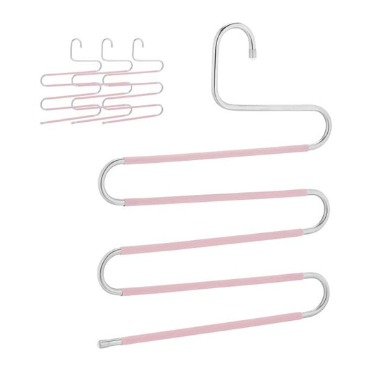 Multiple trouser hangers set of 4