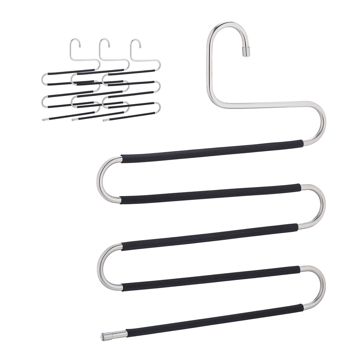 Multiple trouser hangers set of 4