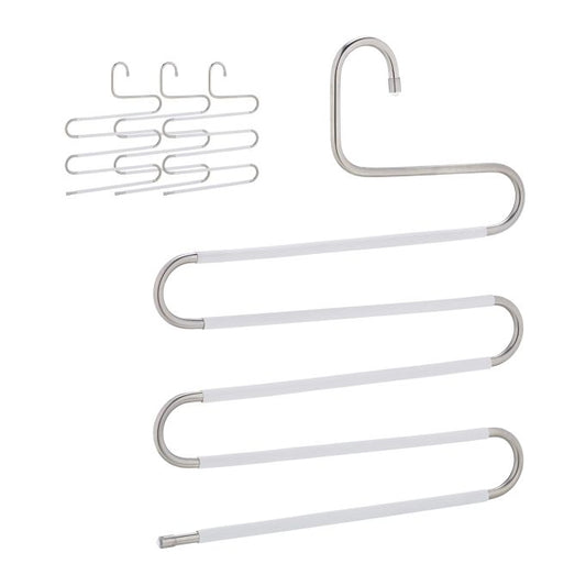 Multiple trouser hangers set of 4
