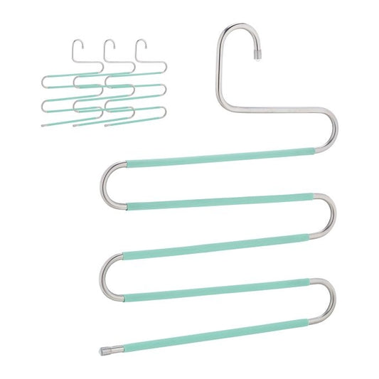 Multiple trouser hangers set of 4