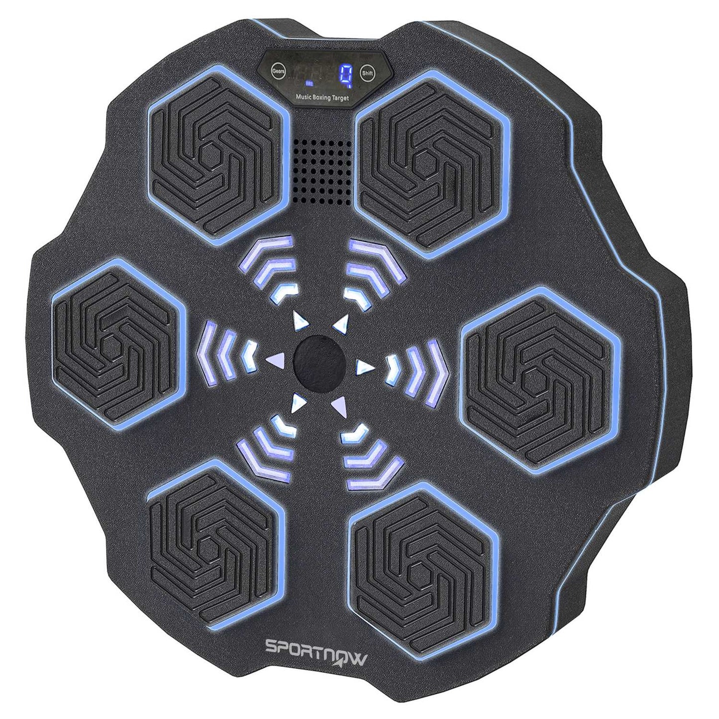 Music Boxing Wall, Bluetooth, 9 Speeds, LED Display, Black