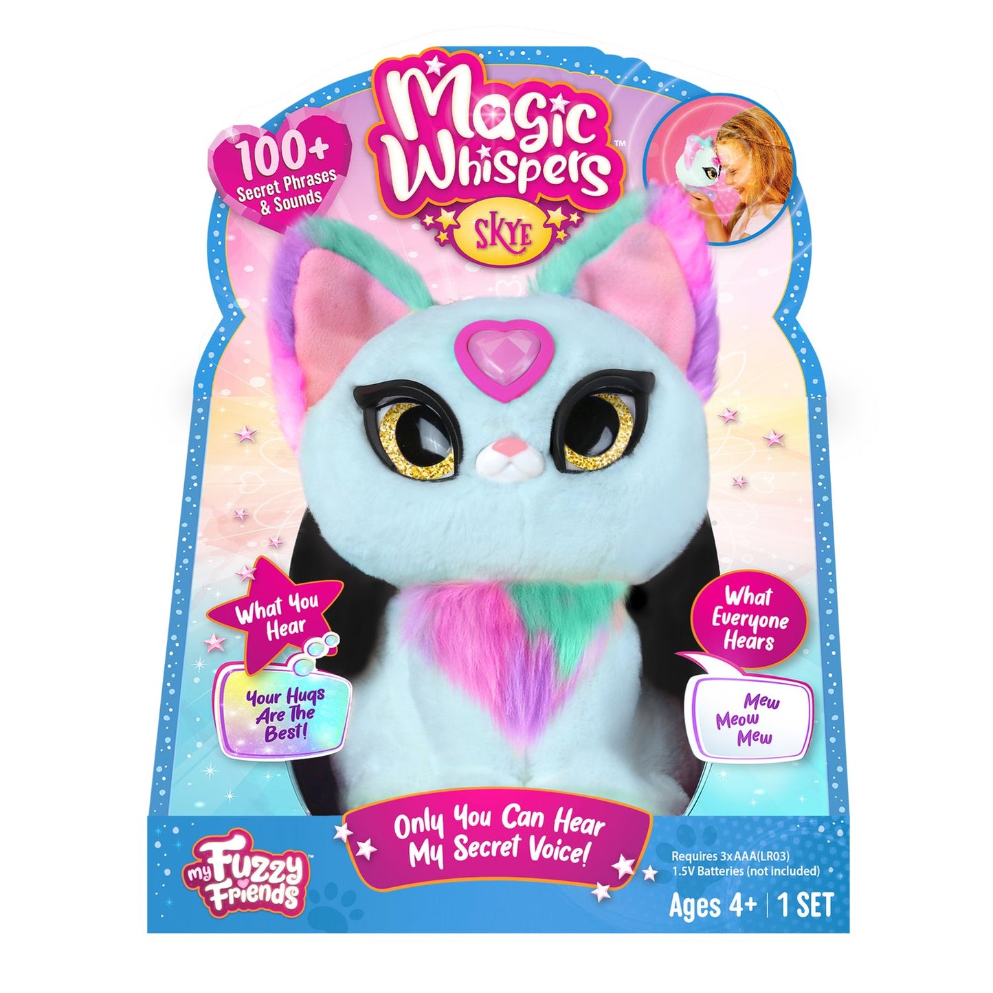 My Fuzzy Friends Interactive Toy- Magic Whispers Skye