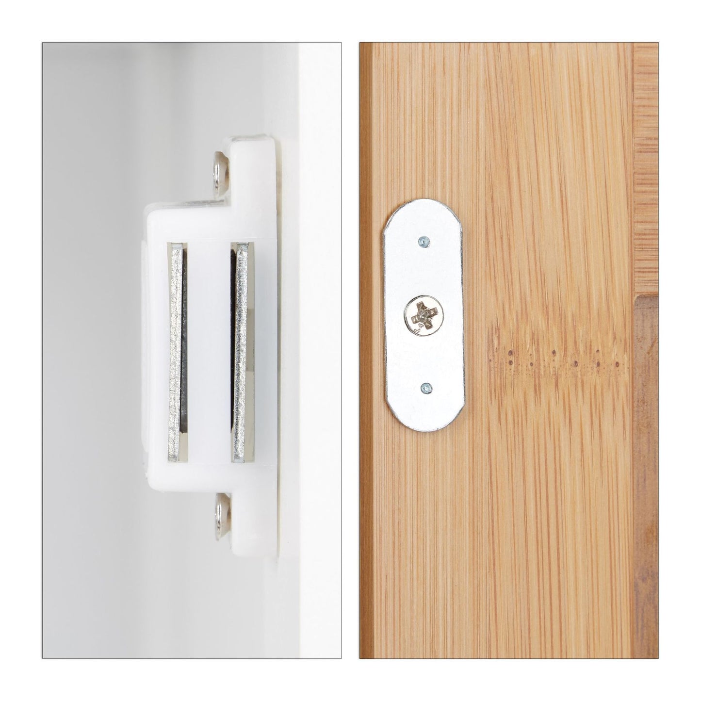 Narrow Bathroom Cabinet with Drawer