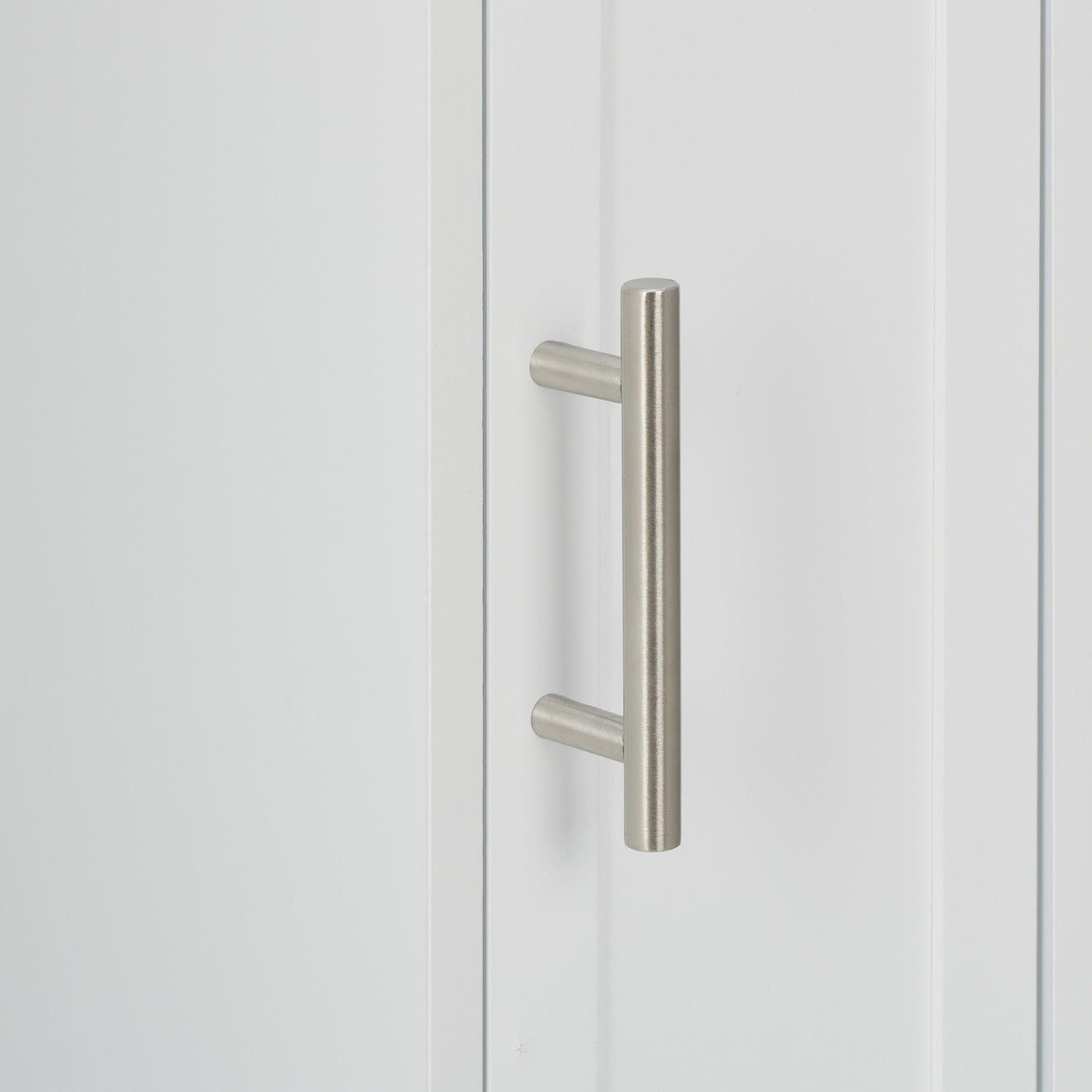Narrow Bathroom Cabinet with Toilet Paper Holder