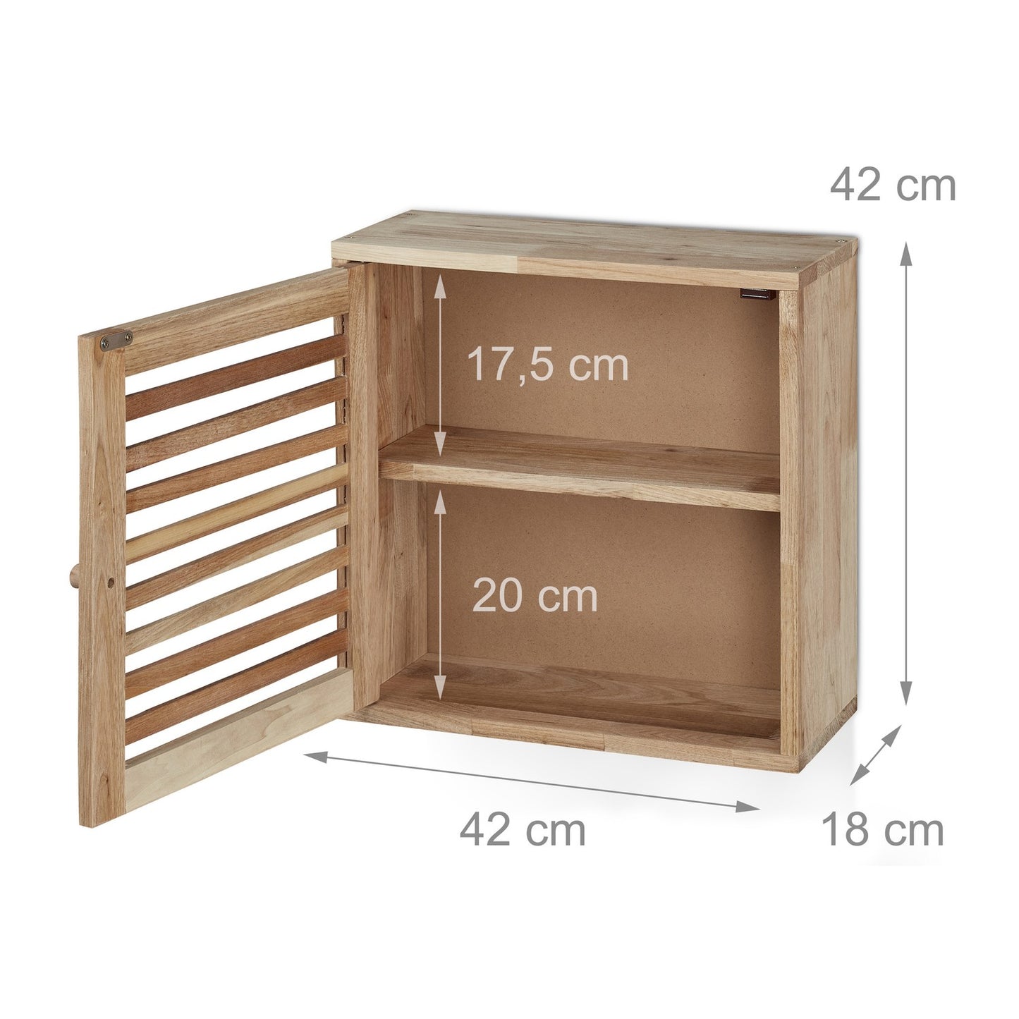 Narrow Wall Cabinet with Door