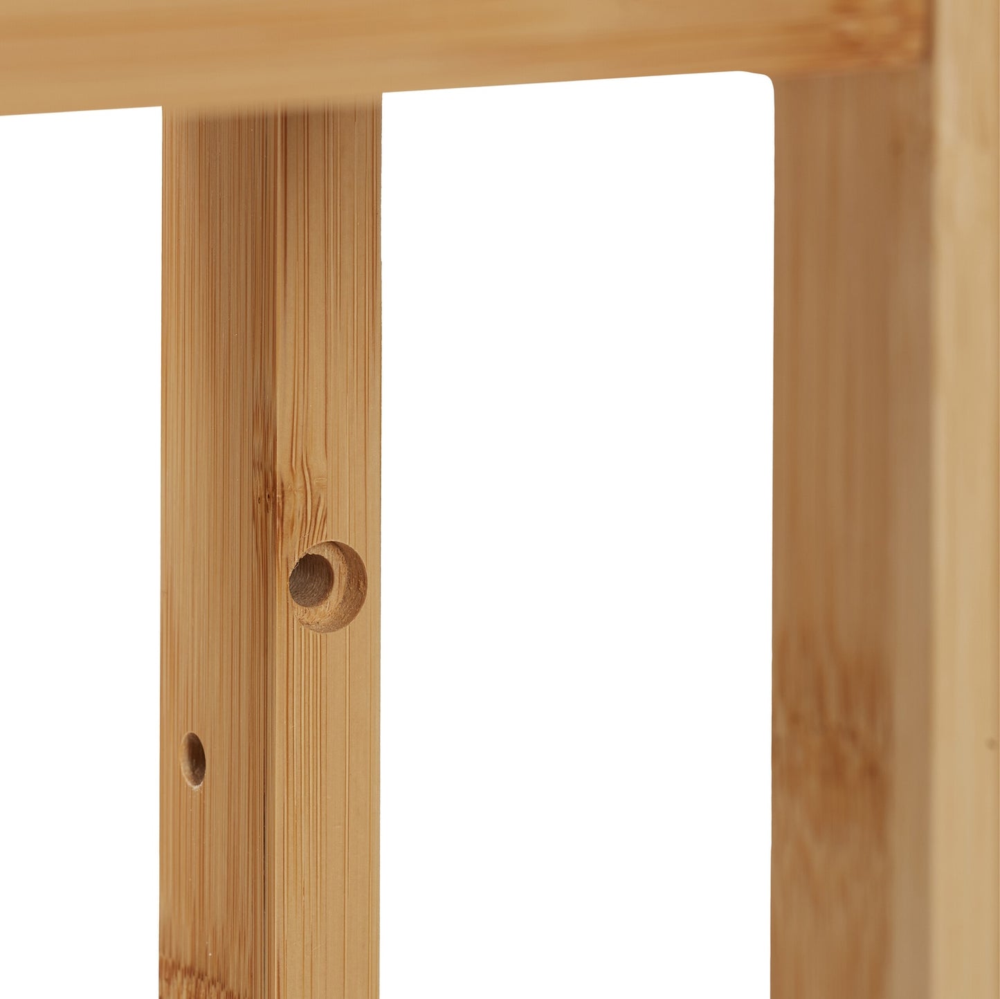 Narrow bathroom shelf with 3 shelves