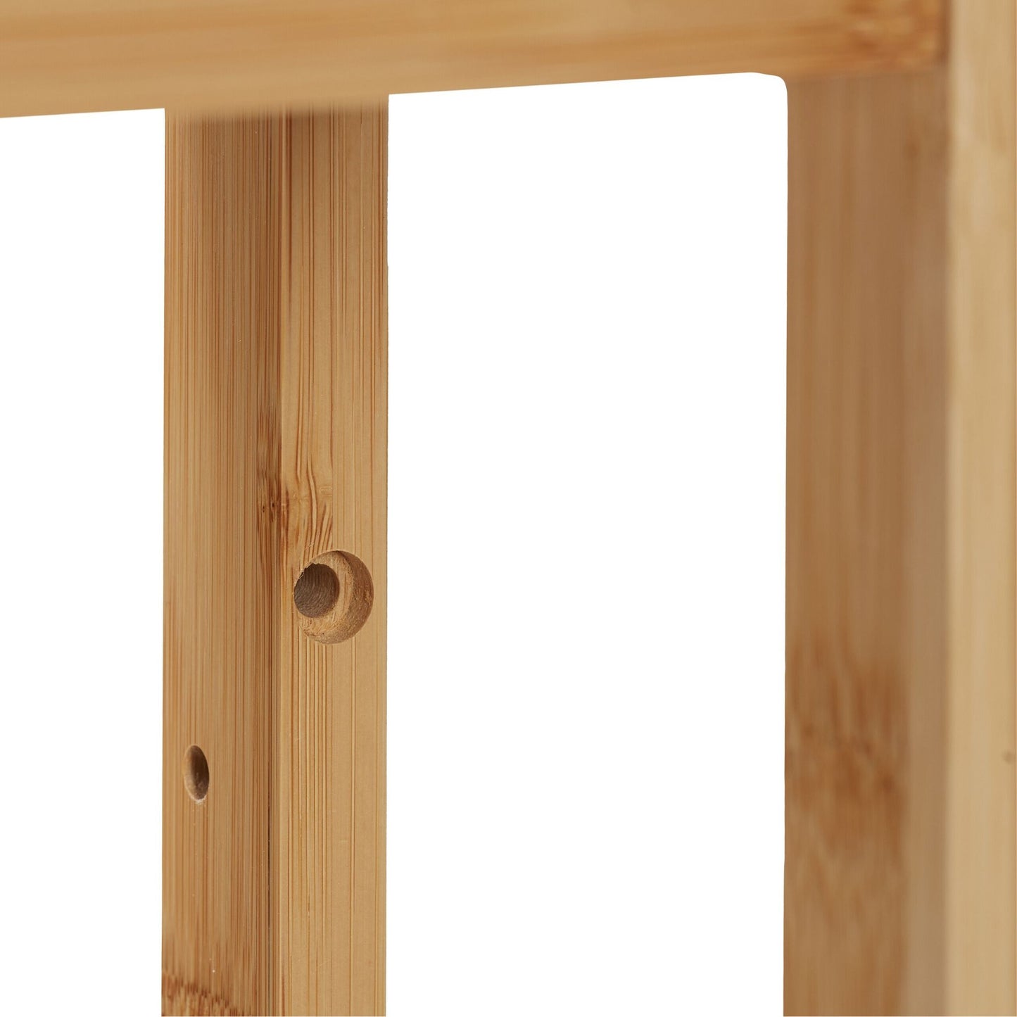 Narrow bathroom shelf with 3 shelves