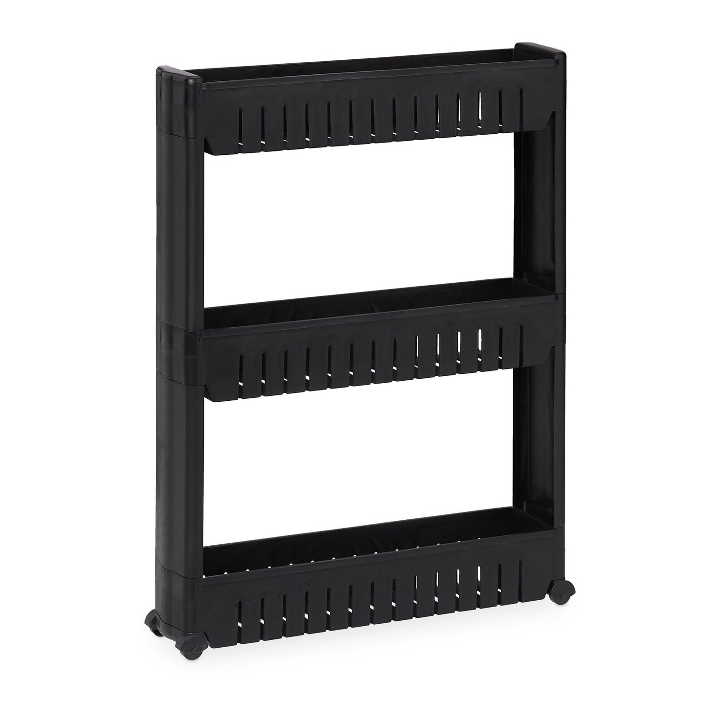 Narrow trolley with 3 shelves