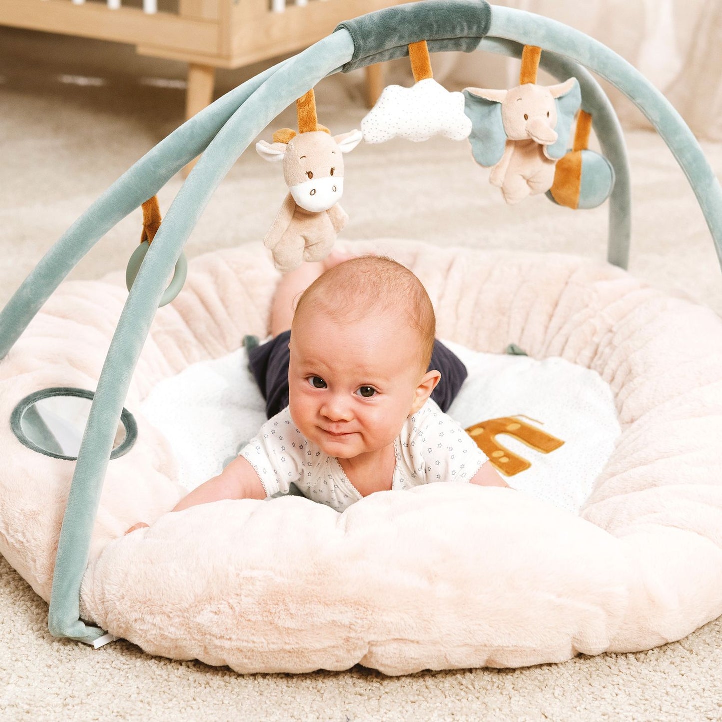 Nattou Stuffed Playmat With Arches