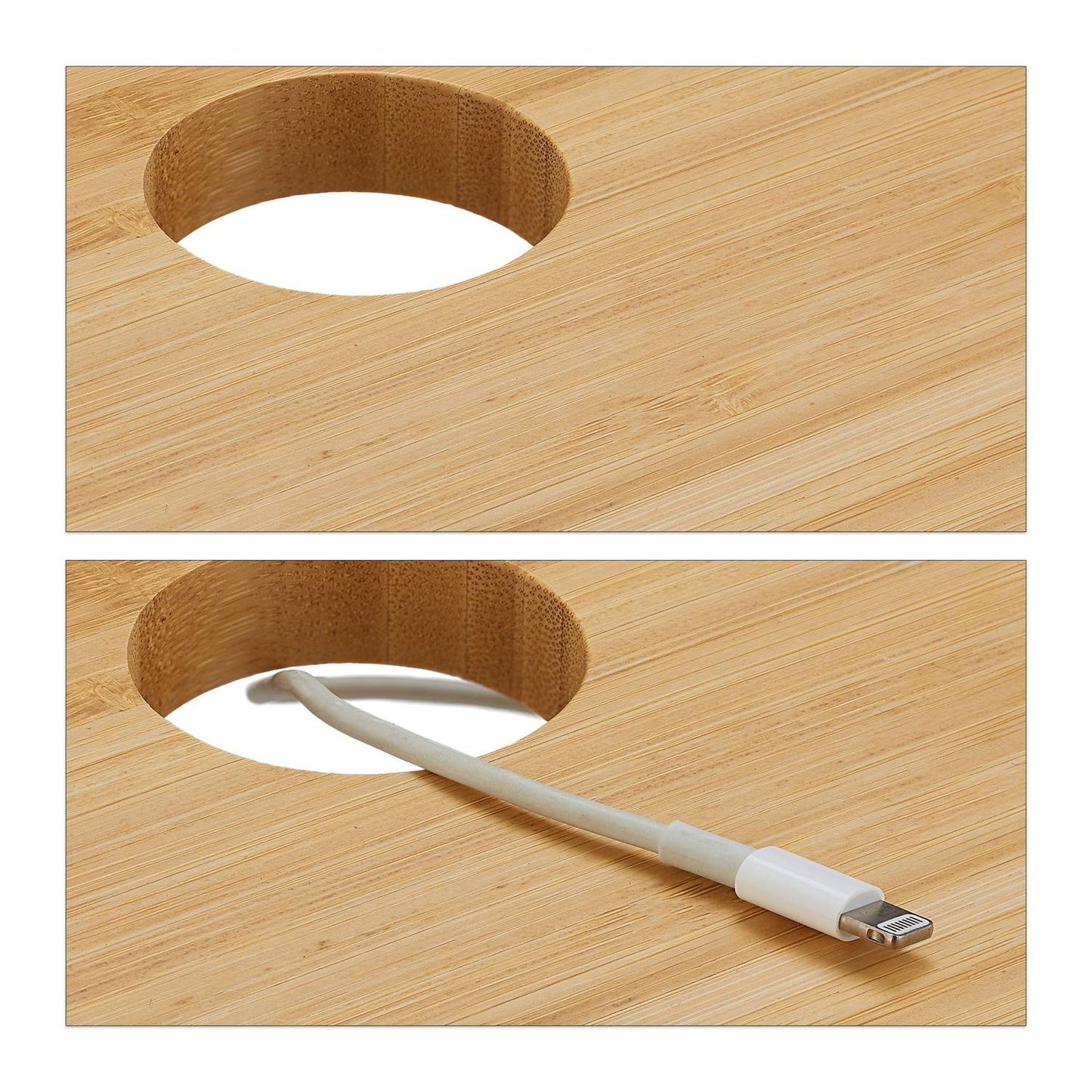 Natural Bamboo Monitor Stand