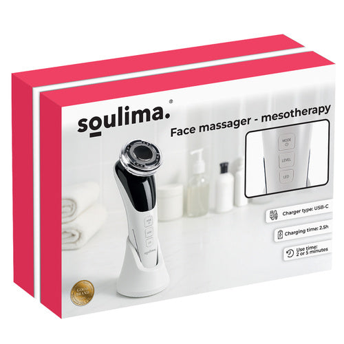 Needle-Free EMS Facial Massager, 5-in-1, All Skin Types