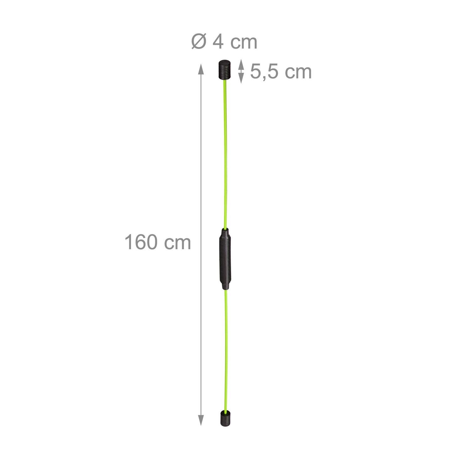 Neon yellow vibration wand